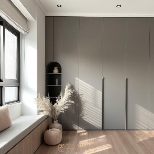 Contemporary Bedroom at Monochrome