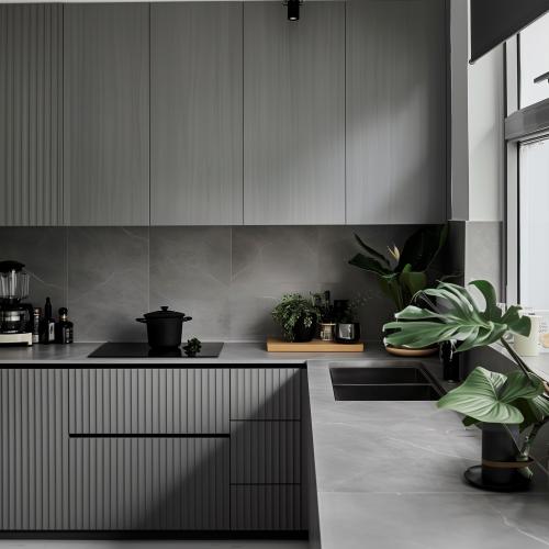 Contemporary Kitchen at Monochrome