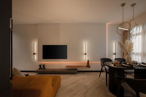 Contemporary Living Room at YiShun