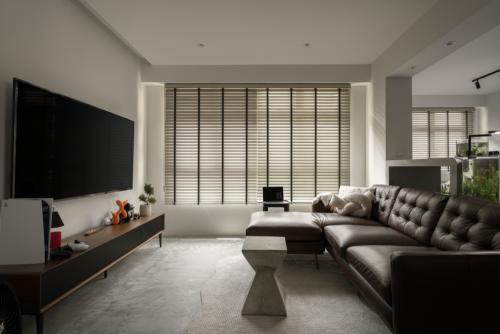Industrial Living Room at Ubi Grove