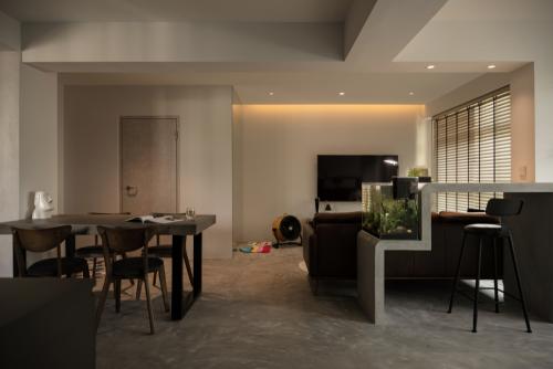 Industrial Living Room at Ubi Grove