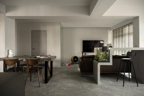 Industrial Living Room at Ubi Grove