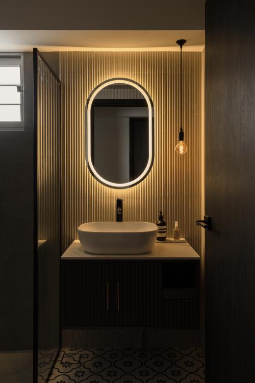 Industrial Bathroom at Ubi Grove