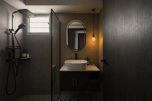 Industrial Bathroom at Ubi Grove