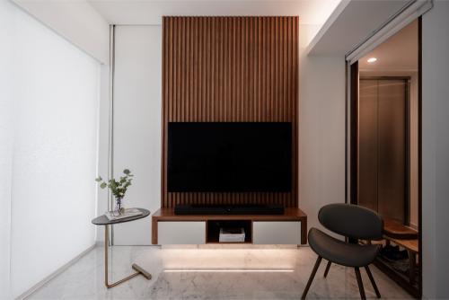 Minimalist Living Room at Nathan Suites