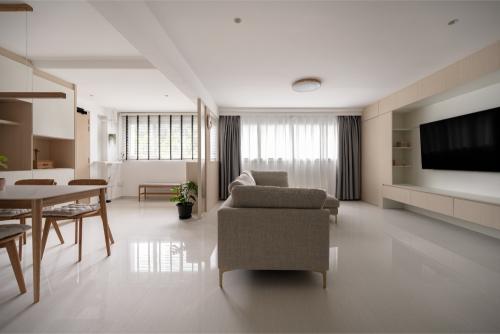 Scandinavian Living Room at 122 Simei