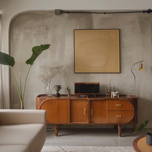 Vintage Living Room at Vintage house