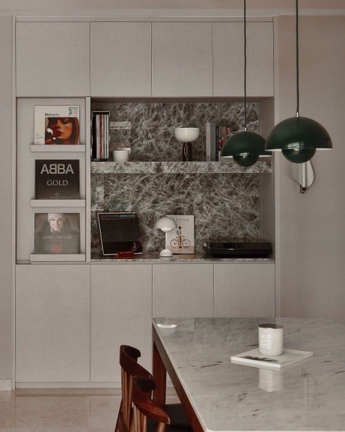Contemporary Dining Room at 388 Uber
