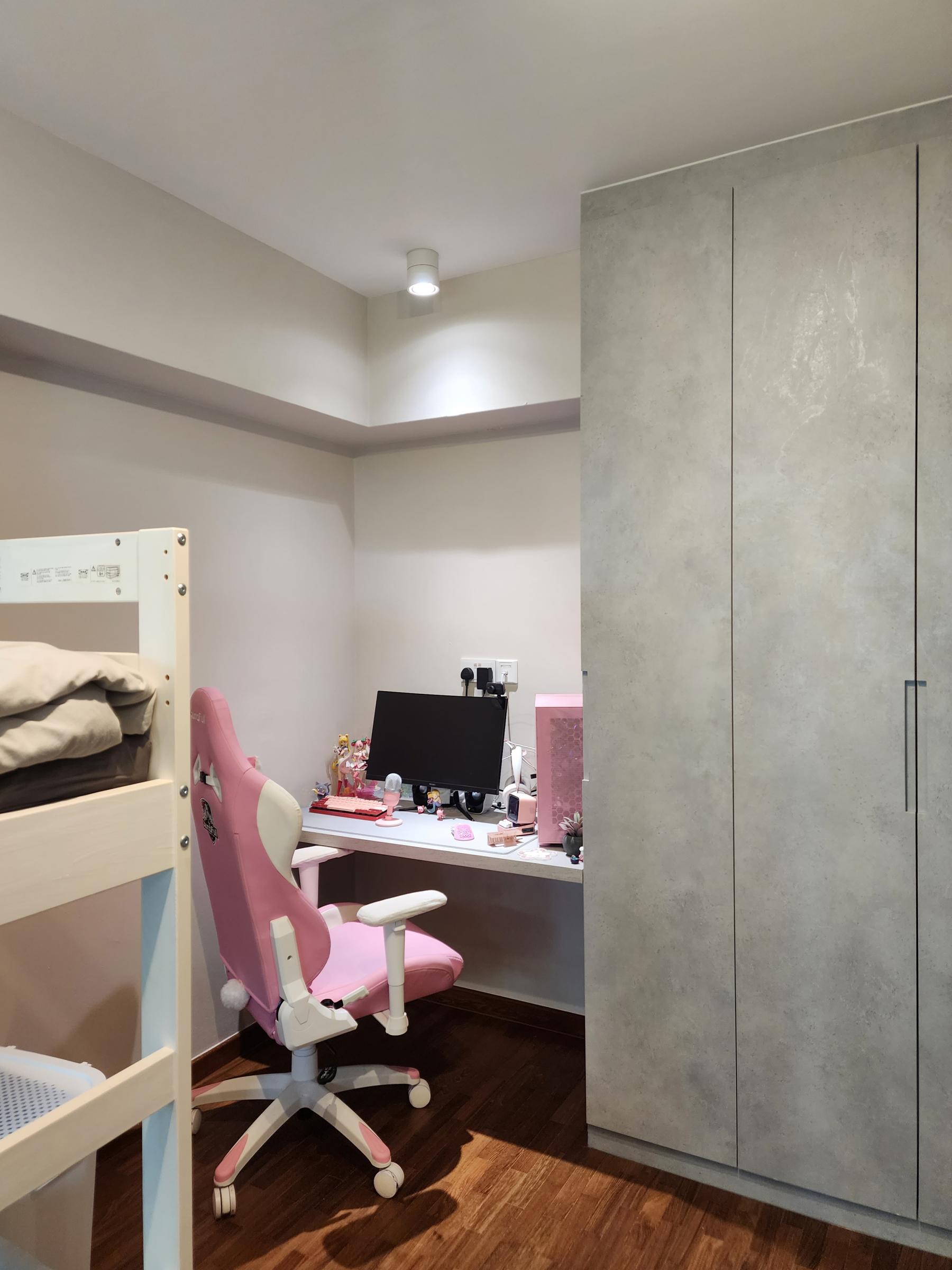 Scandinavian Kids Room with Children's Storage and Children's Furniture