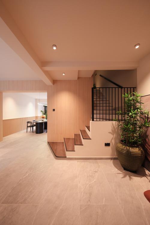 Contemporary Living Room at 66 Mulberry