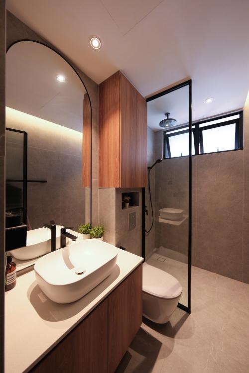 Contemporary Bathroom at 66 Mulberry