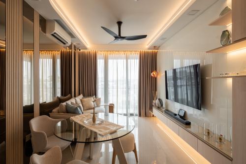 Scandinavian Living Room at Rymden 77