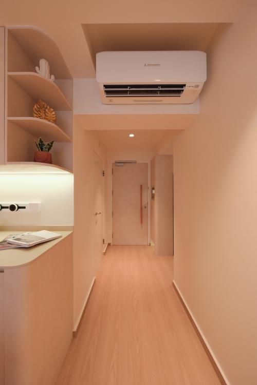 Minimalist Hallway at 311C Clementi