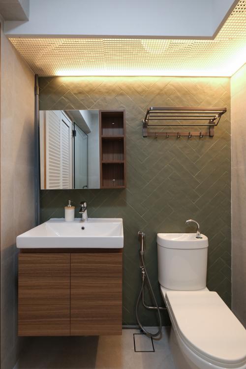 Scandinavian Bathroom at 152C Bedok South