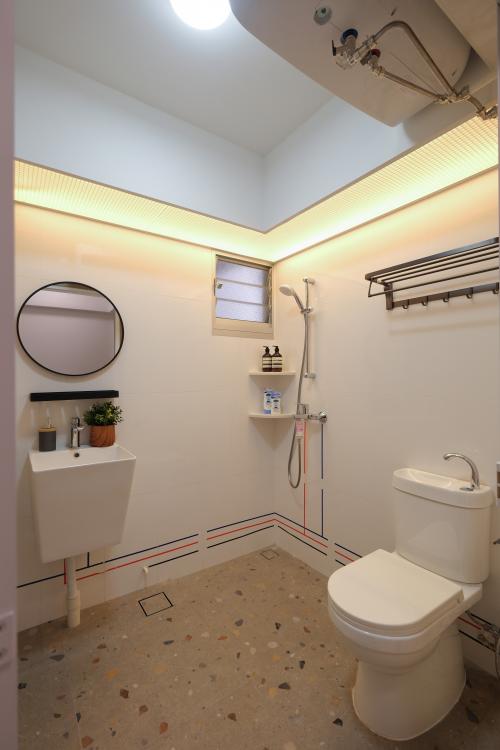 Scandinavian Bathroom at 152C Bedok South