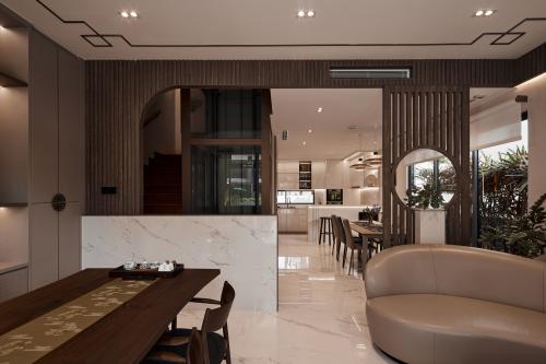 Asian Living Room at Belgravia Green