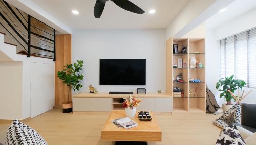Scandinavian Living Room at 114 Clementi
