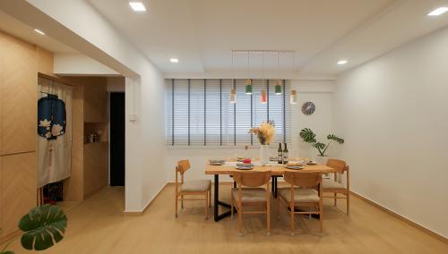 Scandinavian Dining Room at 114 Clementi