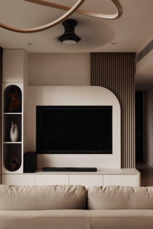 Modern Living Room at Avenue South Residence