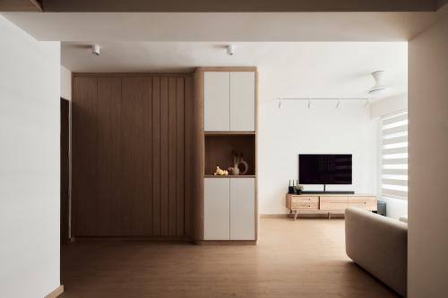 Minimalist Living Room at 358C Ubi Road 3