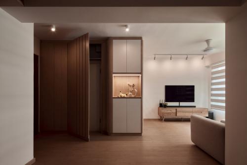 Minimalist Living Room at 358C Ubi Road 3