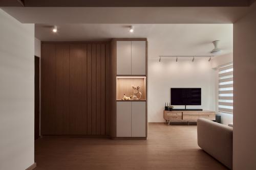Minimalist Living Room at 358C Ubi Road 3