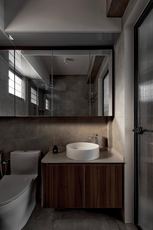 Modern Bathroom at Ubi Road (Block 358A)
