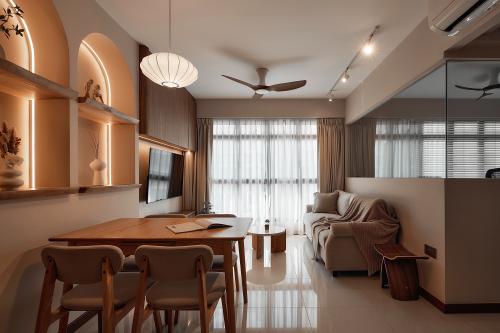 Modern Living Room at Woodleigh Link