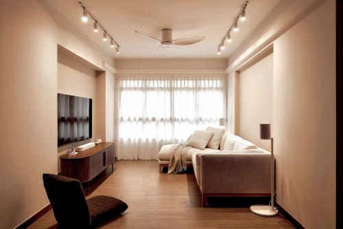 Scandinavian Living Room at Northshore Edge