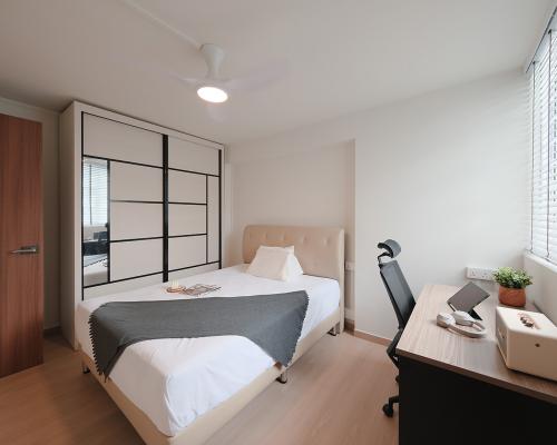 Scandinavian Bedroom at 504 Bedok North