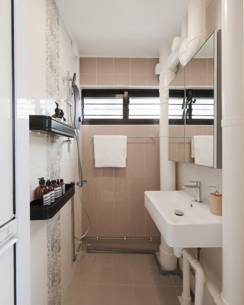 Scandinavian Bathroom at 504 Bedok North