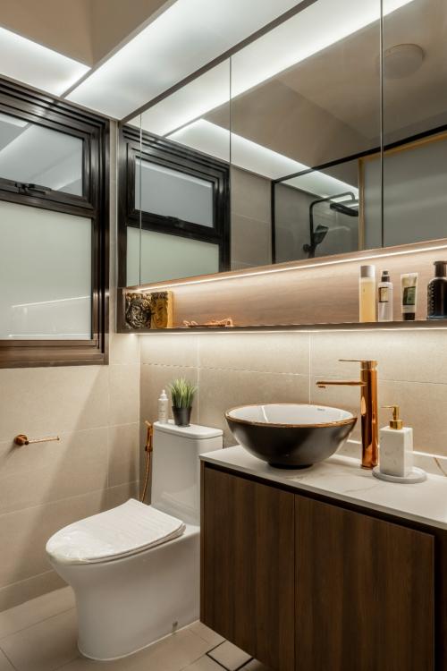 Modern Bathroom at 125A Tengah Drive