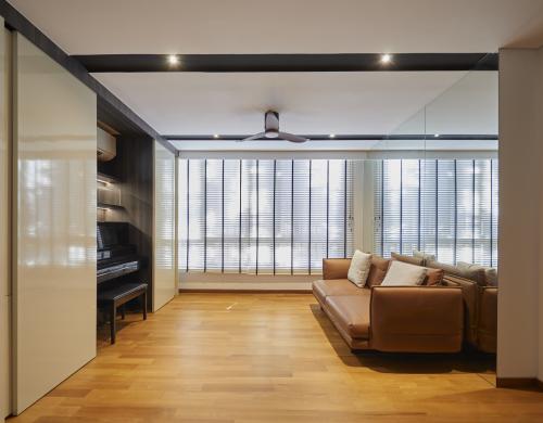 Scandinavian Bedroom at HDB Valley Spring