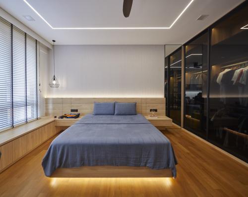 Scandinavian Bedroom at HDB Valley Spring