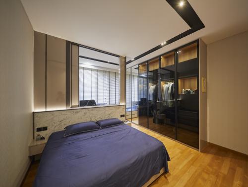 Scandinavian Bedroom at HDB Valley Spring