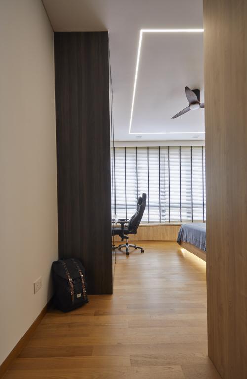 Scandinavian Bedroom at HDB Valley Spring
