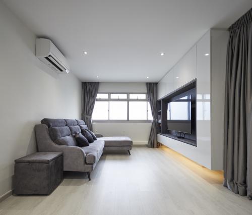 Scandinavian Living Room at HDB Tampines