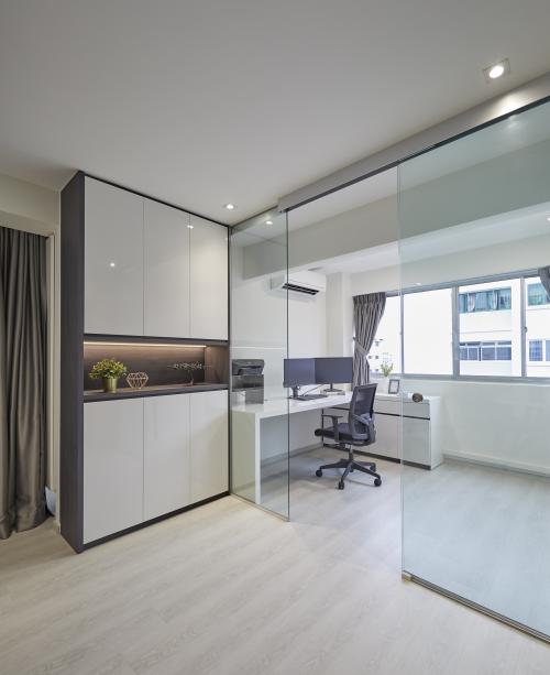 Scandinavian Living Room at HDB Tampines