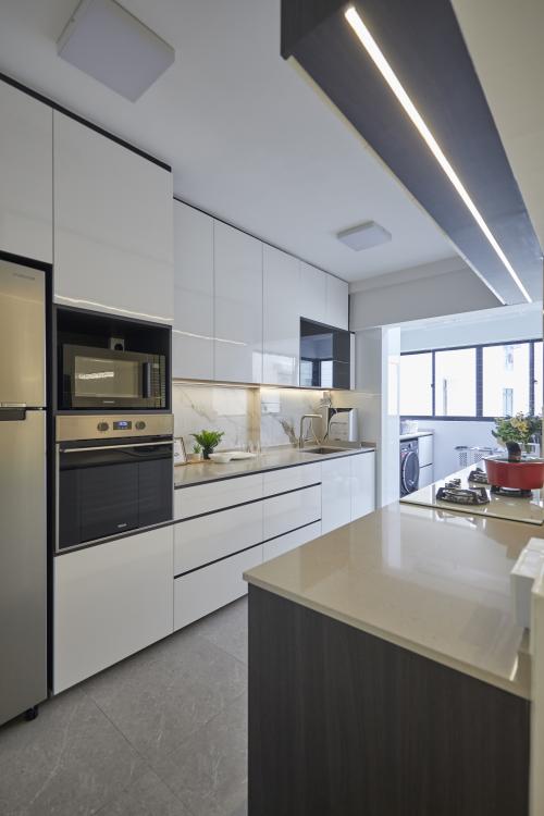 Scandinavian Kitchen at HDB Jurong West
