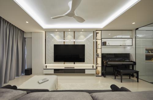 Scandinavian Living Room at HDB Jurong West