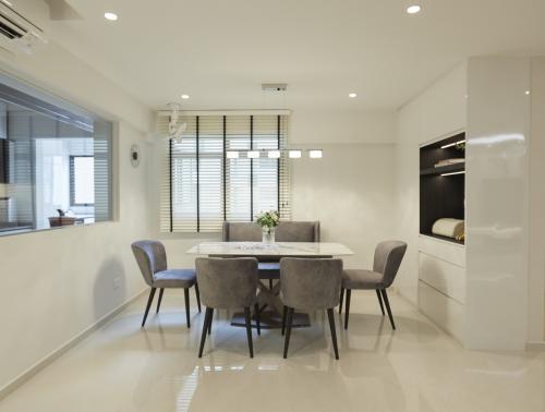 Scandinavian Dining Room at HDB Jurong West