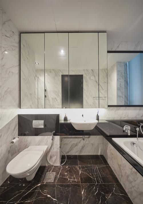 Scandinavian Bathroom at Lush of Holland Hill