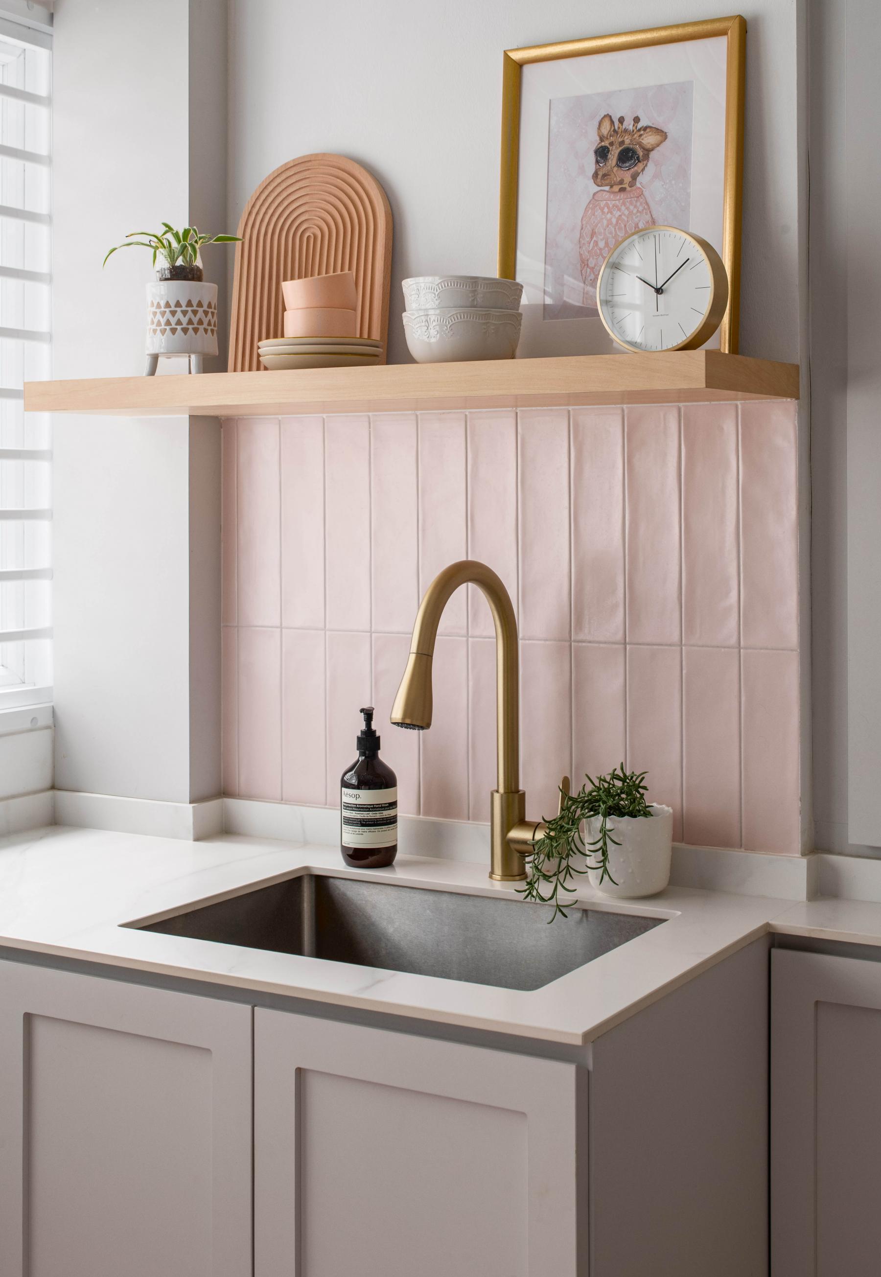 Scandinavian Kitchen with Kitchen Window and Open Kitchen