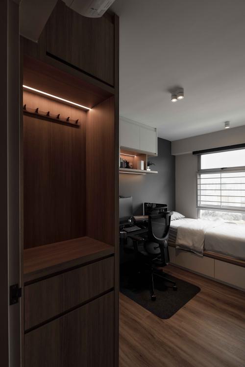 Scandinavian Bedroom at 18C Holland Drive