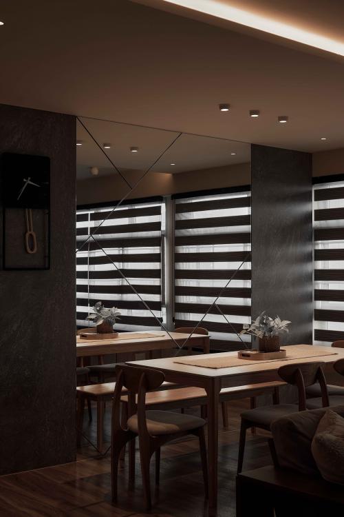 Scandinavian Dining Room at 18C Holland Drive