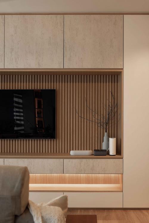 Scandinavian Living Room at 18C Holland Drive