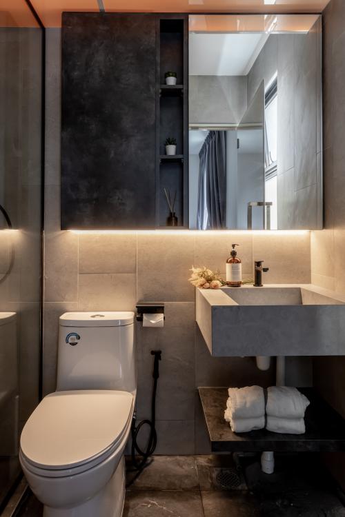 Scandinavian Bathroom at Senja Close