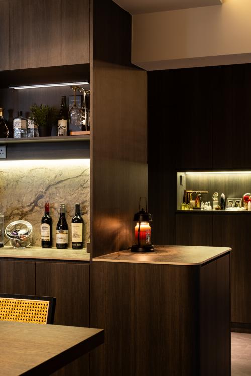 Contemporary Dining Room at Clementi Northarc