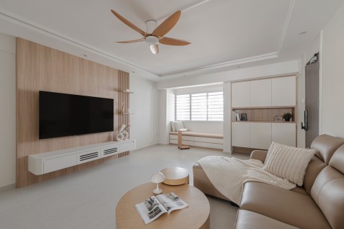 Scandinavian Living Room at Ang Mo Kio Avenue 3