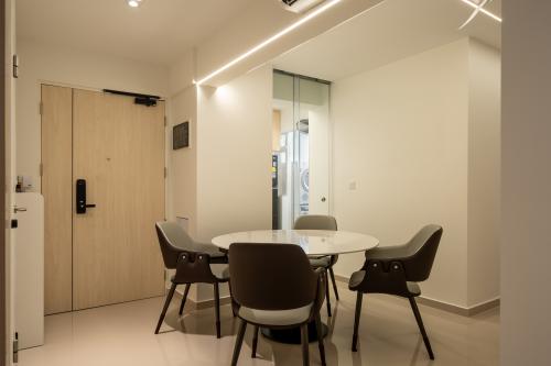 Contemporary Dining Room at Fernvale Crest